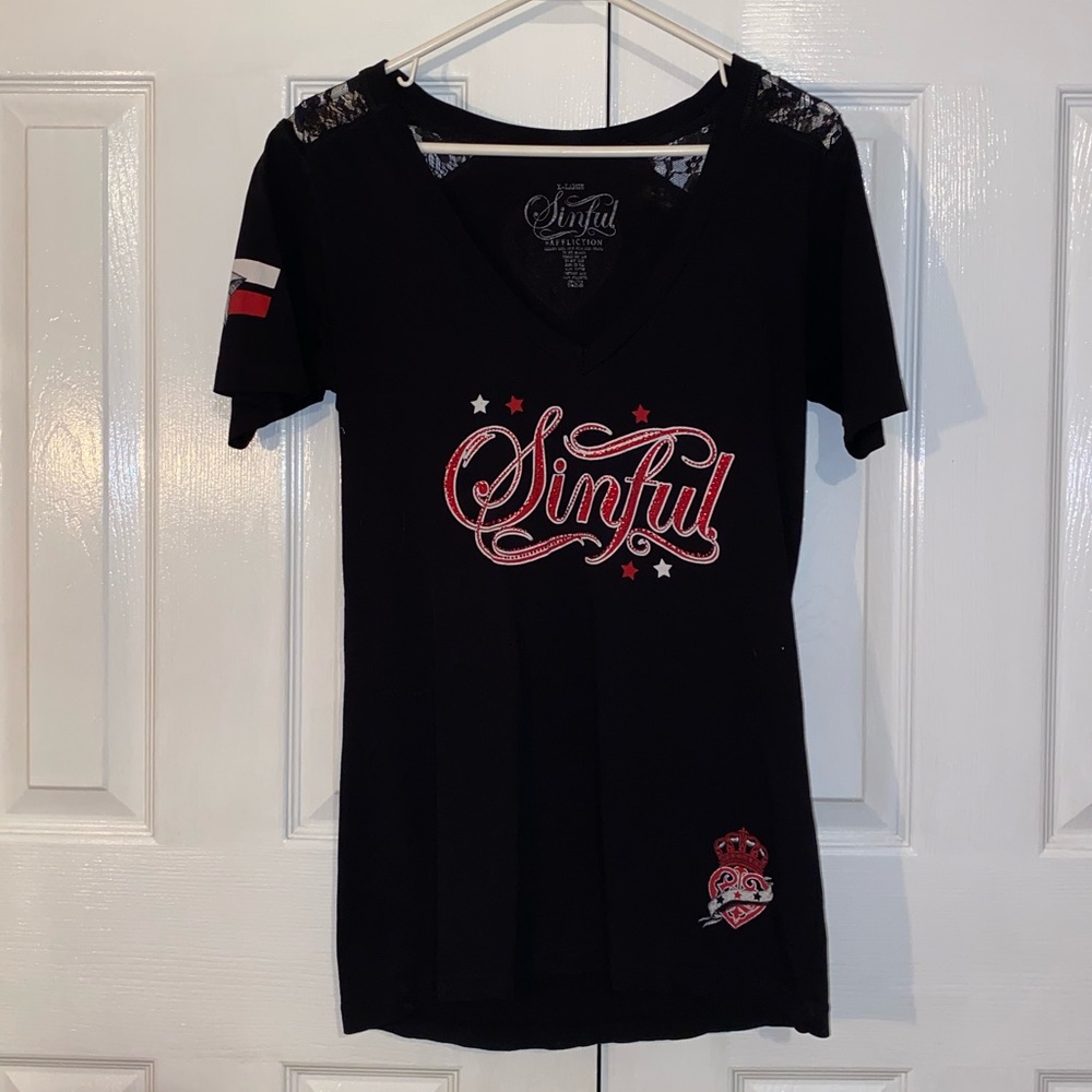 Sinful Women’s V-Neck Top